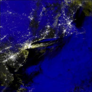 Power Outage Assessment Hurricane Matthew Yellow: Lights