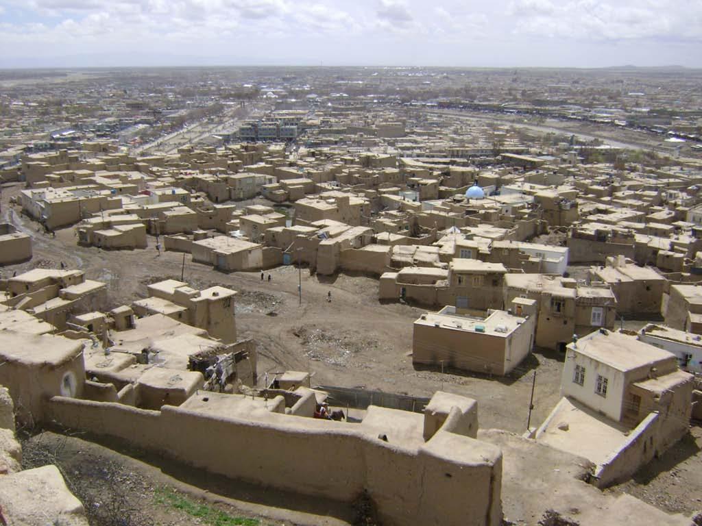 A scene from the old city of Ghazni, a CAWSA
