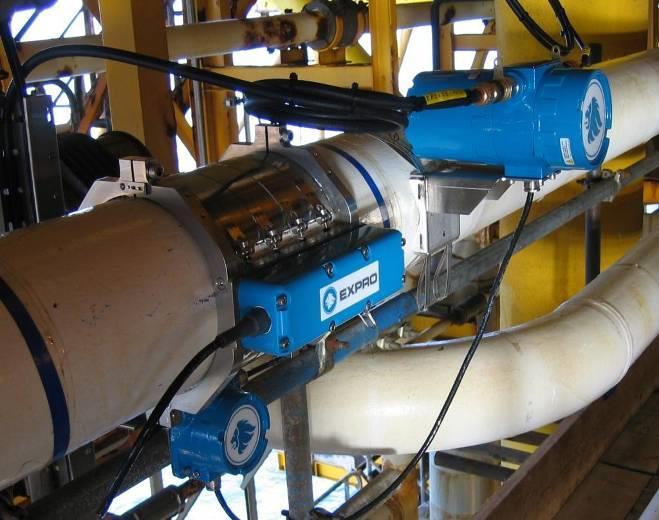 SONAR Well Surveillance Slide 15 44 Sonar meters permanently installed across 6 platforms Meters directly clamped onto pipe, no flow interference or pressure loss Short