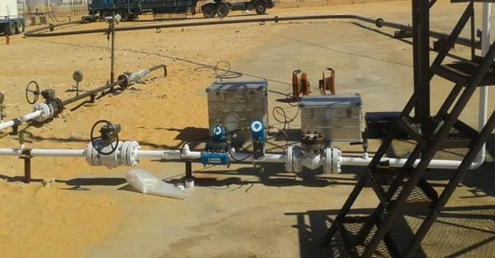 lift gas flow rate at wellheads and manifolds