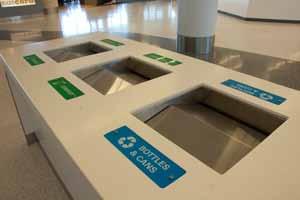 Airport Solid Waste Recycling Rate (2002 2011) 80 75 Recycling Rate (%) 70 65 60 55 50 45 40 2002 2003 2004 2005 2006 2007 2008 2009 2010 2011 SFO s ambitious recycling program successfully diverted