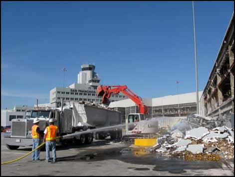 waste generated at City construction projects. SFO maintains a goal to recycle at least 75% of the waste generated at Airport s construction and demolition projects.