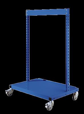 876 * See reverse for additional standard colours Preconfigured transport units The side frame comprises a crossbar, one shelf and two support pillars made of steel profile (60 30 mm), perforated on