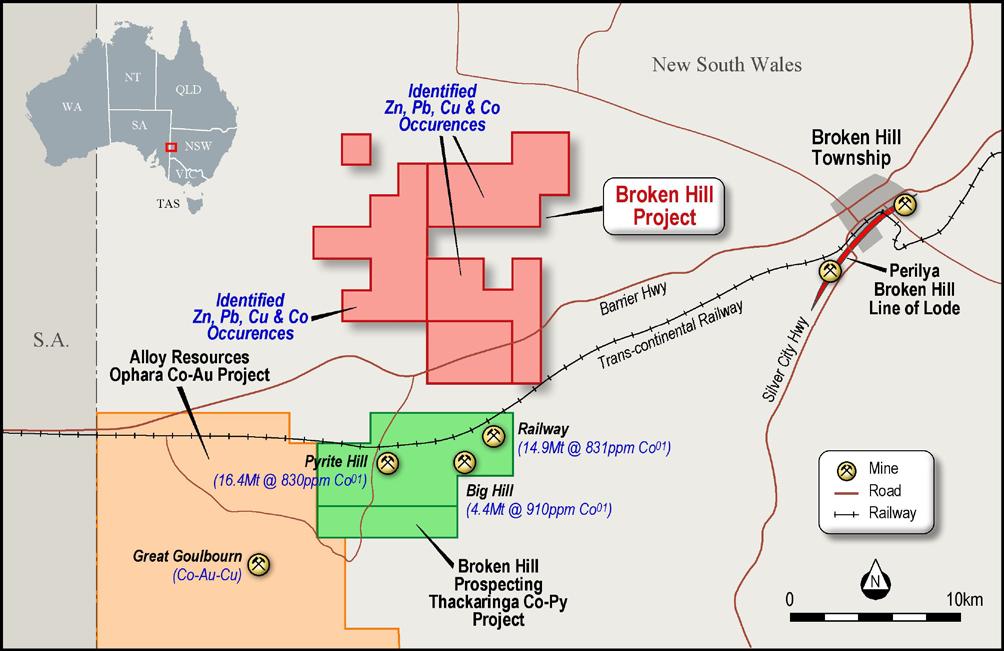 Figure 2: Broken Hill project contiguous mineralisation across two tenements Significant zinc mineralisation While this is an encouraging start, further work needs to be completed in order to round