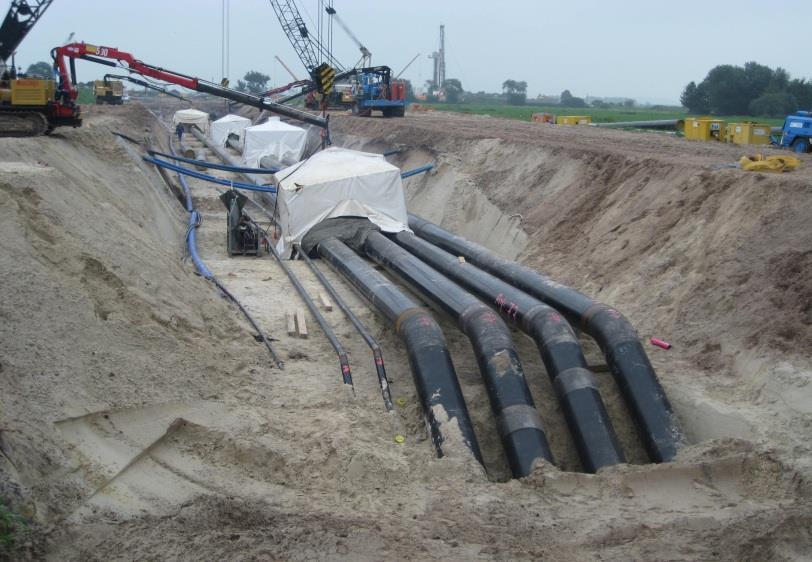 pipeline systems in the area of: Gas & Oil Oxygen (O 2