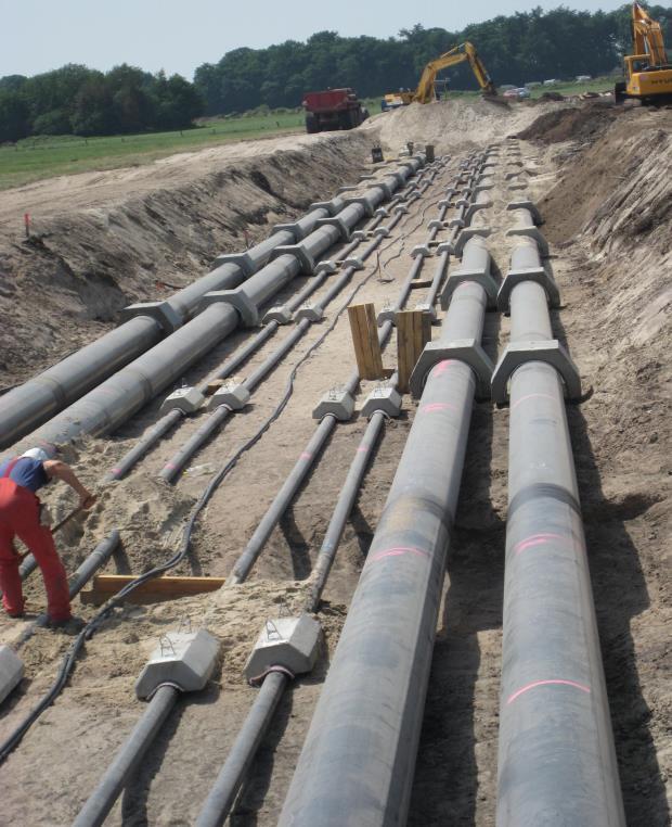 Hannover GmbH Brine Pipeline 35 km, DN 300 PN25 Portable