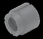 UC1518 38 25 160 165 300 For use on all UC Series pump models with sintered silicon carbide bushings and shafts.