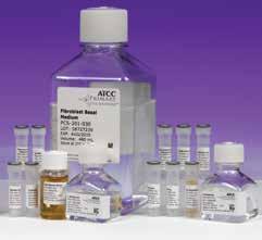 ATCC HIGH-PERFORMANCE MEDIA, SERA AND REAGENTS ATCC high-performance media, sera and reagents are uniquely formulated according to cell-growth recommendations of original cell line depositors