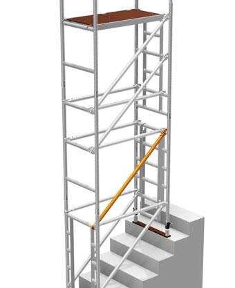 ASSEMBLY INSTRUCTIONS - 3.0-4.0m platform height Complete steps 1-5 of the 2.5m-3.