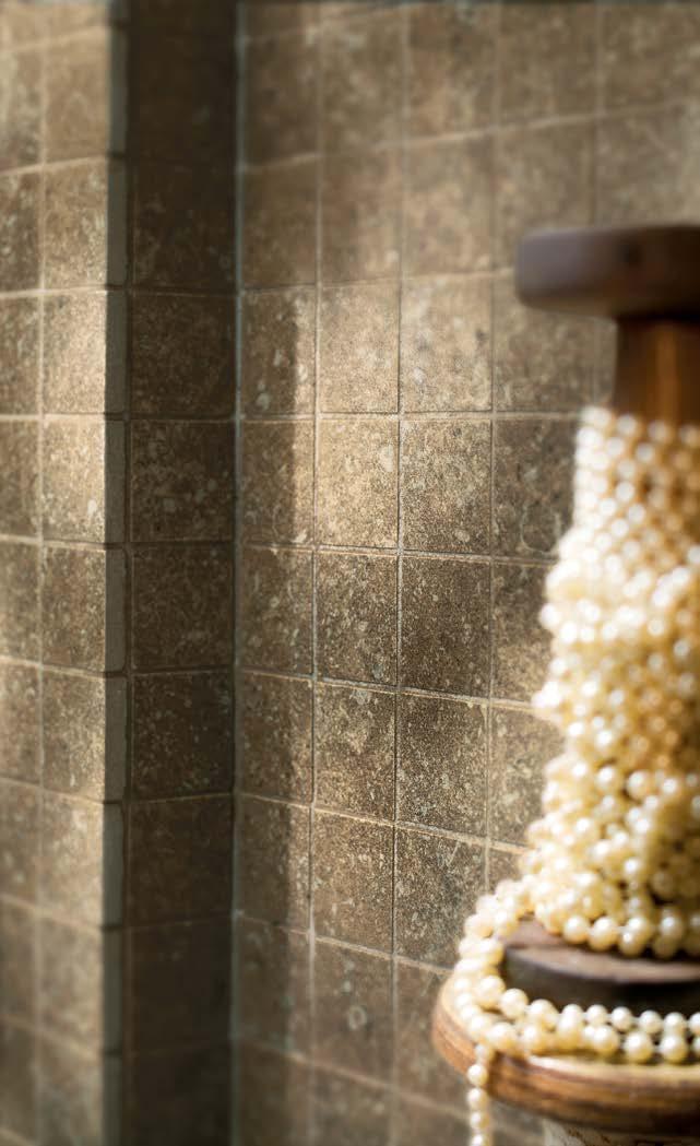 Bluestone Porcelain Stone Inspired by natural Blue Stone, Crossville s Bluestone embodies the intricate details of fossil-like impressions and sprinkles of glitter.
