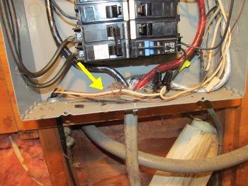 2 Panels inspected No corrosion inhibitor used on service entry cable at 200 amp panel