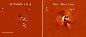planets around HR 8799 imaged at the LBT adaptive