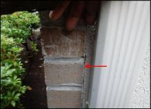 Sealant joint in good condition at