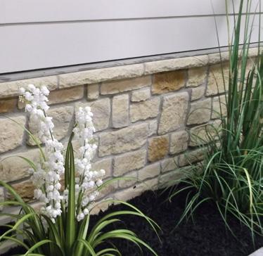 Our Limestone line features larger stones with more pronounced mortar joints, a favorite among Midwest homeowners.