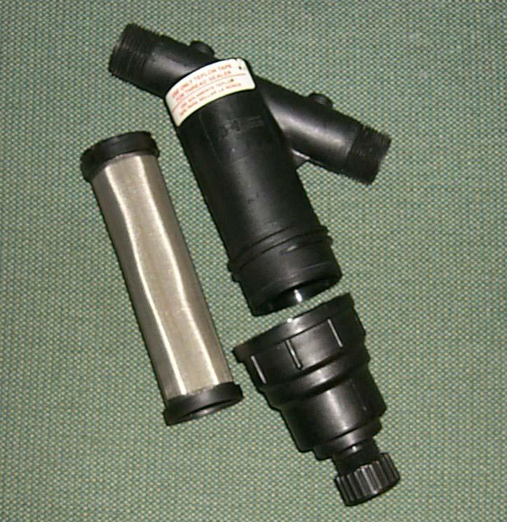 Drip Filter Maintenance Type of Filter Filter in place Pressure Before and Pressure After Filter Cleaned