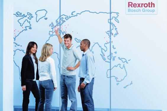 Proximity to the customer is important to us wherever you are You will find Rexroth production sites, sales branches, and service support centers in over 80 countries.