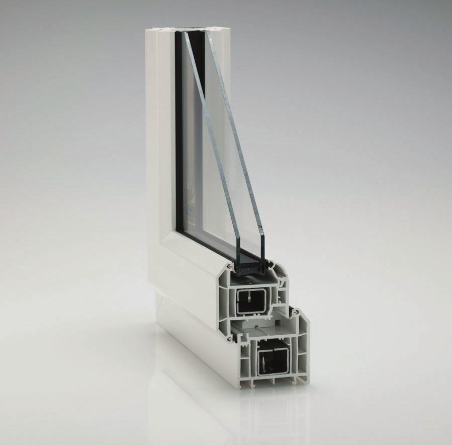 This system is available in French and casement windows, tilt & turn windows, horizontal pivot