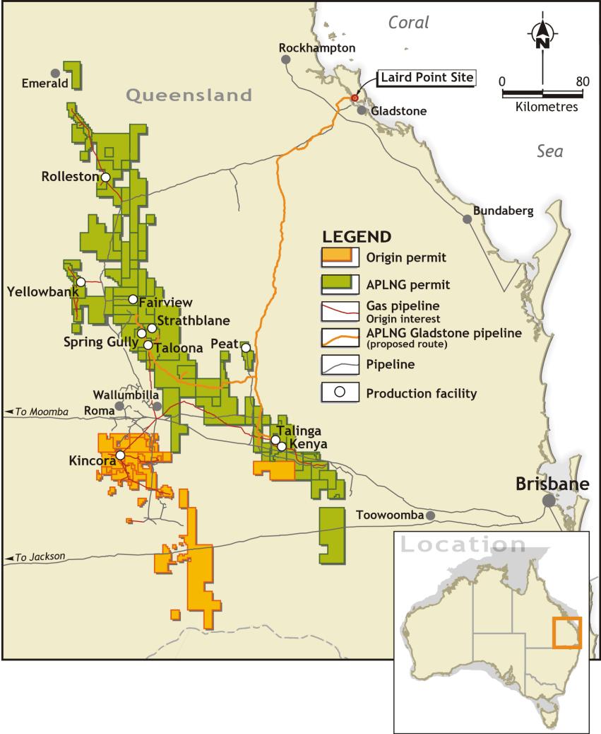 With Australia s longest history of CSG exploration and production Leverages Origin s 14 years CSG production experience High value and high productivity fields prioritised for ramp-up period Key