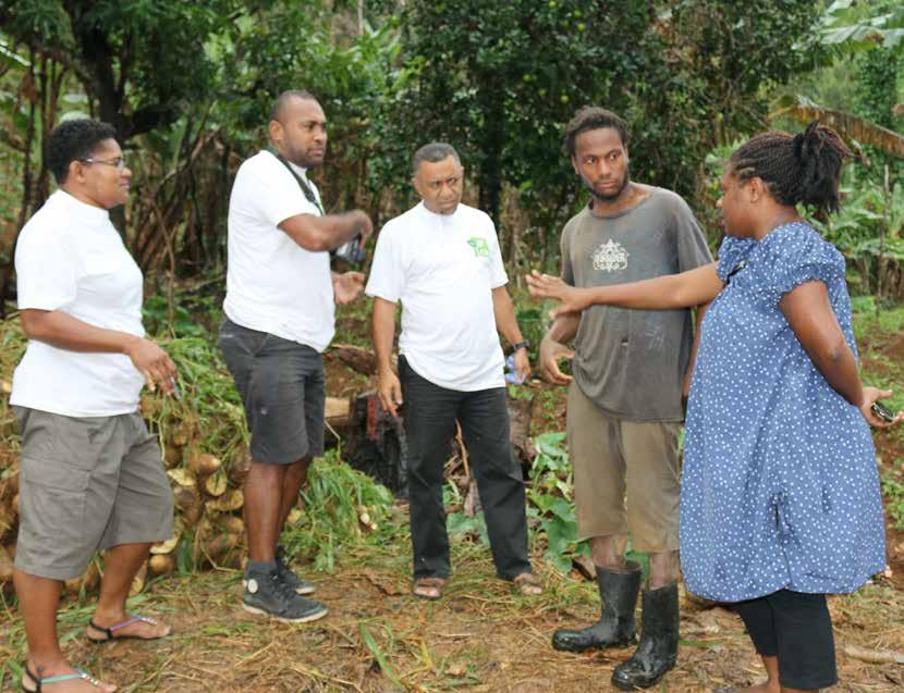 2016. Eight Pacific Island researchers and extension officers (five male and three female) from Fiji, Papua New Guinea, Samoa, Vanuatu, and the Pacific Community (SPC) participated in the learning
