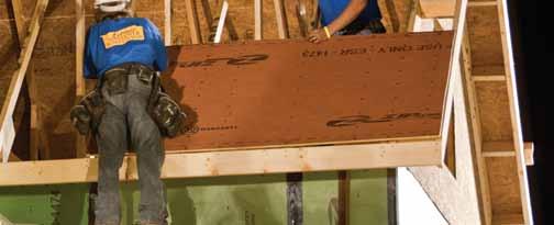 ZIP System Roof & Wall Sheathing Benefits Simplicity and Ease of Installation ZIP System Sheathing requires fewer steps to properly seal rough openings, such as windows and doors.