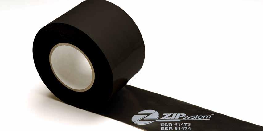 ZIP SYSTEM Tape Unlike Any Tape You ve Used ZIP System Tape transforms our sheathing panels into a seamless protective barrier for the outside of your building.