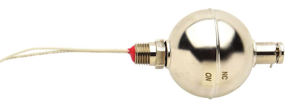 Vertical Mount 1 Sphere Stainless Steel Liquid Level Switch The Whitman Controls Vertical Mount 1 Sphere Stainless Steel Liquid Level Switches have both a stainless steel stem and float affording the