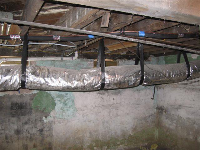 2 Nonmetallic ducts shall be supported in accordance with the manufacturer s installation
