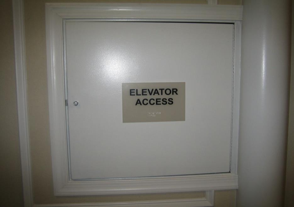 Elevator - Access Doors and Openings American Society of Mechanical Engineers, section 2.7.3.4.