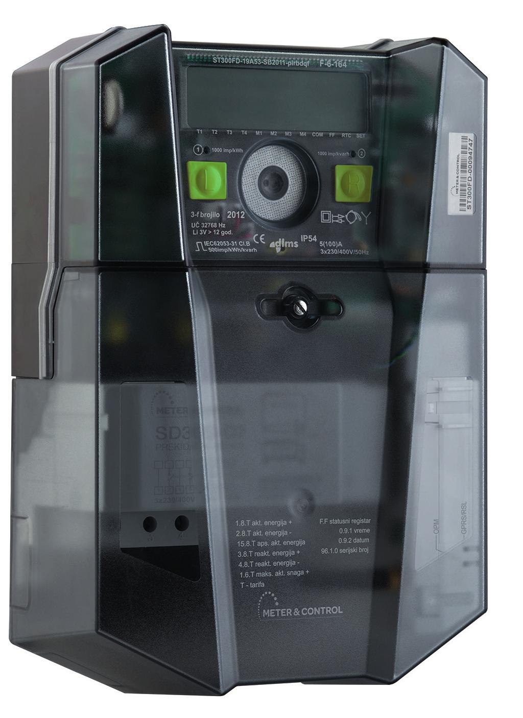 Product overview Modular smart meters Single-phase and three-phase smart meters with modular plug-in communication modem and switching module ST100 (three-phase) Modular meters for residential