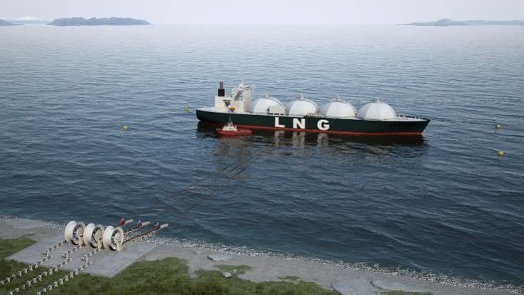 Jetty-less LNG terminal solution vantage Jetty-less - floating LNG transfer solution allows for no fixed expensive infrastructure Tsunami-resistant - floating solutions are tsunami and earthquake