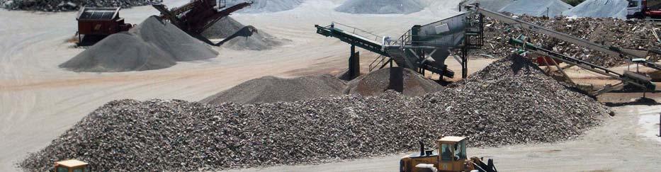 INTRODUCTION ENVIROMENTAL REGULATION FOR RECYCLED AGGREGATES 4 Daily operations of
