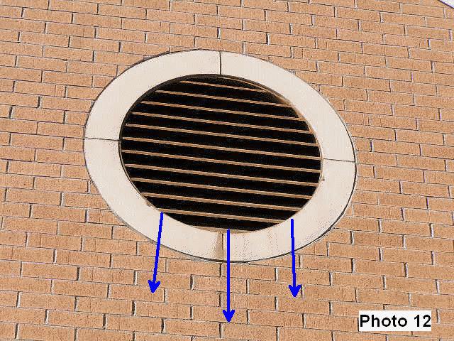 RED Arrow     Typical vent