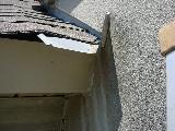 Re-seal all stucco/brick terminations and tool sealants into joints. See Detail #a.