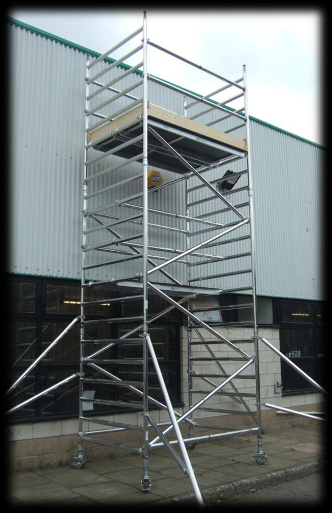 3. Do not erect a scaffold tower on unstable ground or objects such as loose bricks, boxes or blocks. Only a sound rigid footing must be used. 4.