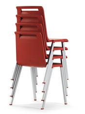 MIT LEGS DESCRIPTION PU integral (polyurethane) Back and Seat in different finishes, moulded over internal injected aluminium skeleton.