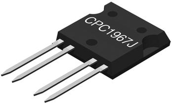 i4-pac Power Relay INTEGRATED CIRCUITS DIVISION Characteristics Parameter Rating Units Blocking Voltage 4 V P Load Current = C: With C/W Heat Sink 3.3 No Heat Sink 1.3 A rms / A DC On-Resistance (max.