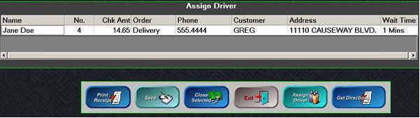 MicroSale Version 9 Assign Driver / Get Directions The area of the Access Phone Orders screen will allow you to get turn-by-turn navigation from the previous customer s house as well as print extra