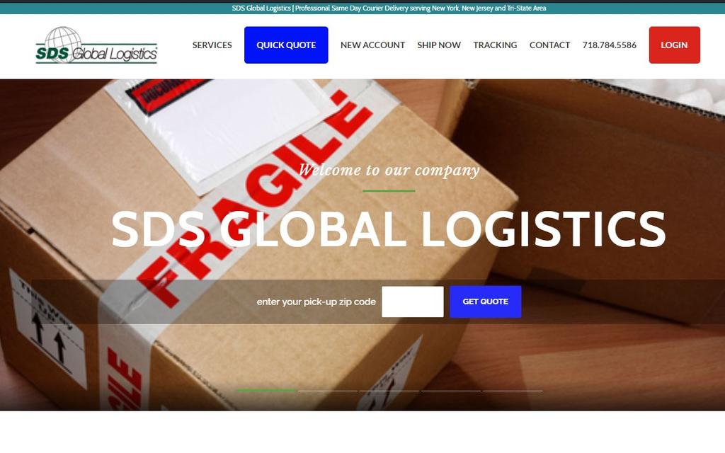 Greetings! SDS Global Logistics is a professional Same Day Courier Service.