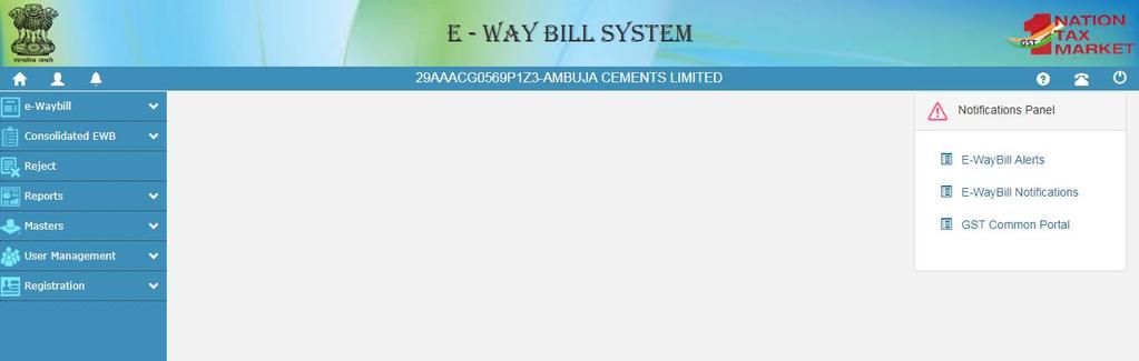 Bill system, if he is GST un-registered transporter. The user can read the chapter 3 to know how to register or enrol into the e-way Bill system.