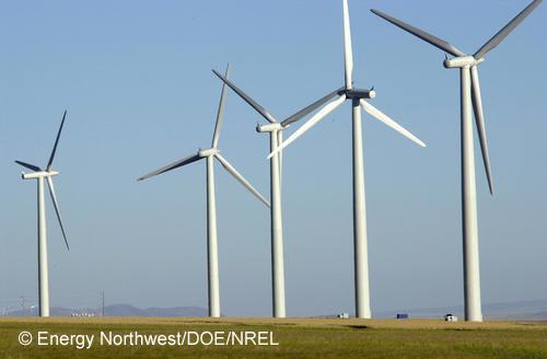 Wind farm: kinetic