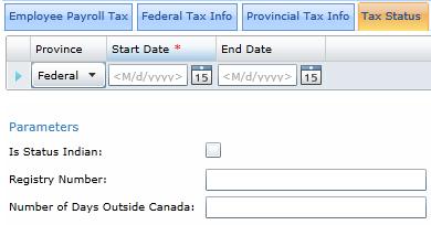 Recording Canadian Status Indian Exemptions When an employee is recognized by the federal government as being registered under the Indian Act, they are considered a Status Indian.