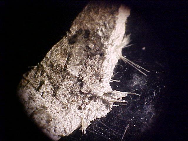 Asbestos Respirable fibres under