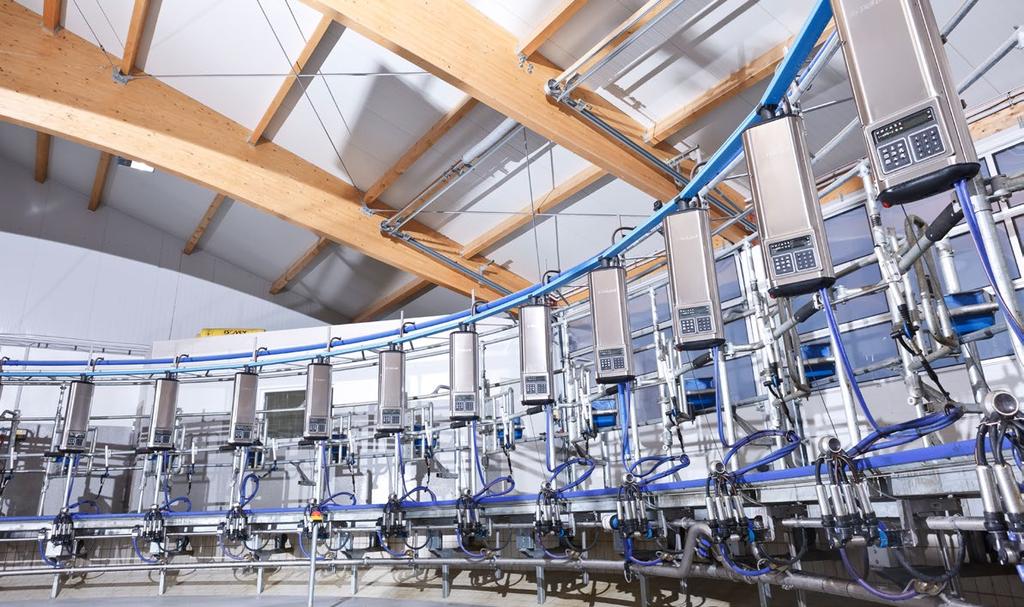Herringbone Rotary HBR high capacity milking with minimal labour DeLaval HBR is the ideal system to milk medium sized and growing herds quickly and effectively with minimal labour.