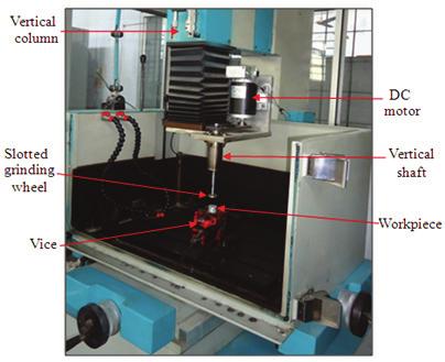 Ravindra Nath Yadav and Vinod Yadava process as which Ra value decreases with increase of the discharge voltage. Fig. 4 Photographic view of experimental setup CAUW-D) has been used.