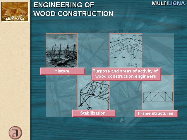 The development of timber structures and its engineering aspect represent one of the main topics of the CD. Specific themes with detailed information are linked to this topic.