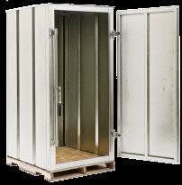 5 x 44 x 78 Door Opening (W x L) 33 x 72 280 lbs (W x L x H) 45 x 24 x 82 Half Container Outside