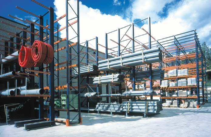 Uses Outdoor cantilever racking It is common to install cantilever racks outdoor areas.