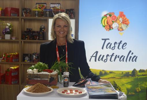 The major category of interest for buyers visiting the stand was health foods, and this is a