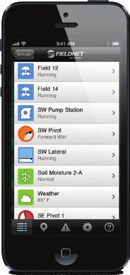 Temperature Sensor ph Sensor (4-20mA) Monitor and record water usage, energy usage, tank or pond levels FieldNET mobile apps work with iphone, ipad and Android platforms so you can check systems