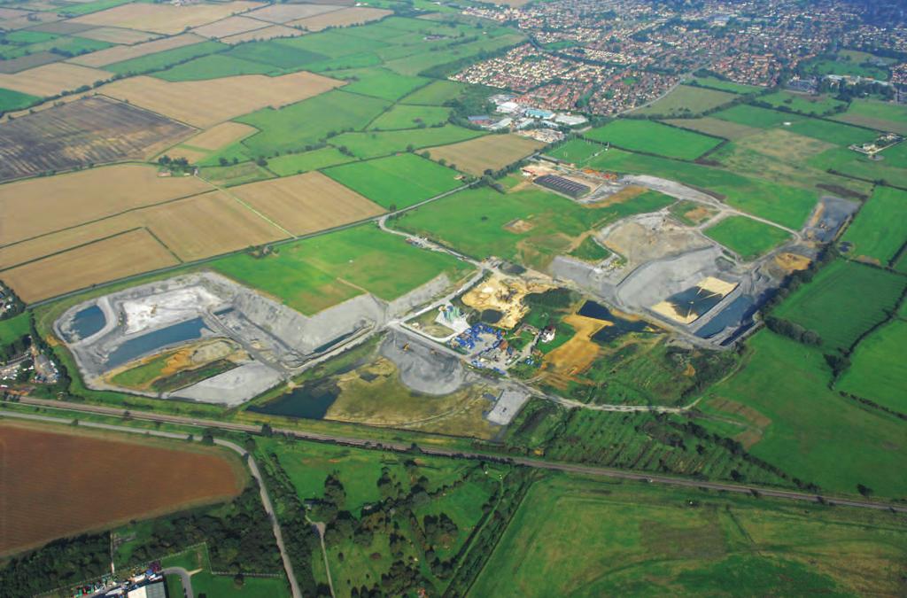 e western access point provides access to the waste treatment plant and the hazardous waste landfill area, as well as the current parking and vehicles servicing area for Grundon s fleet of collection